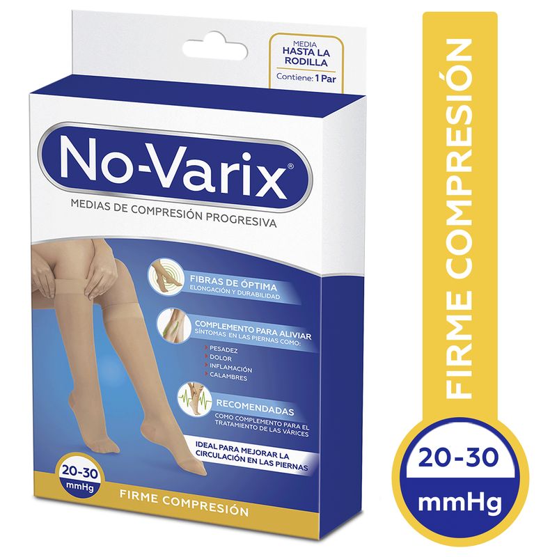 Media-De-Compresion-Rodilla-No-Varix®-Mujer-20-30-Mmhg-Transparente