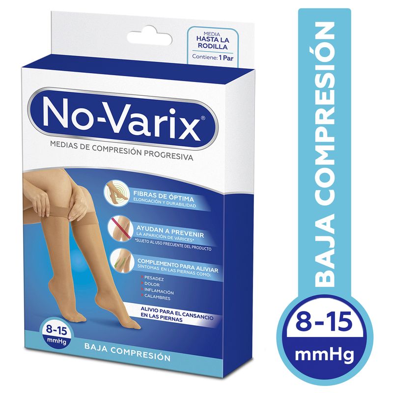 Media-De-Compresion-Rodilla-No-Varix®-Mujer-8-15-Mmhg-Transparente