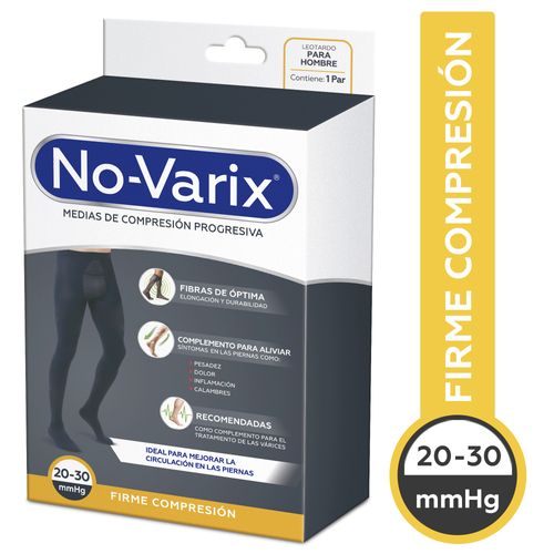 Pantimedia De Compresión Hombre No-Varix® 20-30 Mmhg Opaca