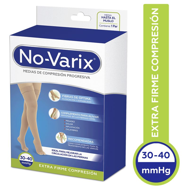 Media-De-Compresion-Muslo-No-Varix®-30-40-Mmhg-Puntera-Abierta