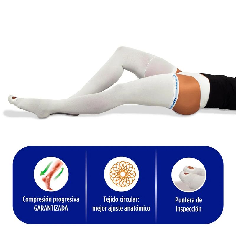 Medias Antiembolicas 18 Mmhg Unisex (Rodilla) No-Varix® - Ortopédica  Teusaquillo