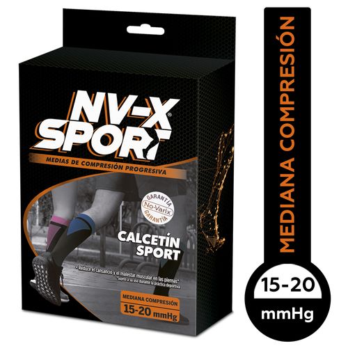 Calcetín De Compresión Deportivo Unisex 15-20 Mmhg Nv-X® Sport