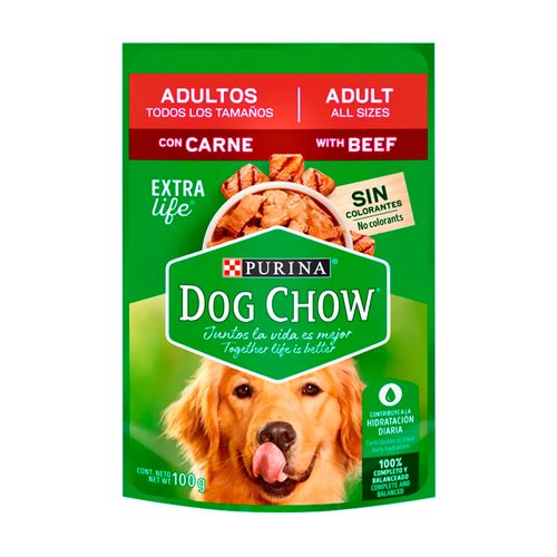 Dog Chow Adul Todos Los Tamaño Carne