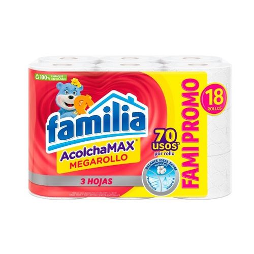 Papel Familia Acolchado Megarrollo x18